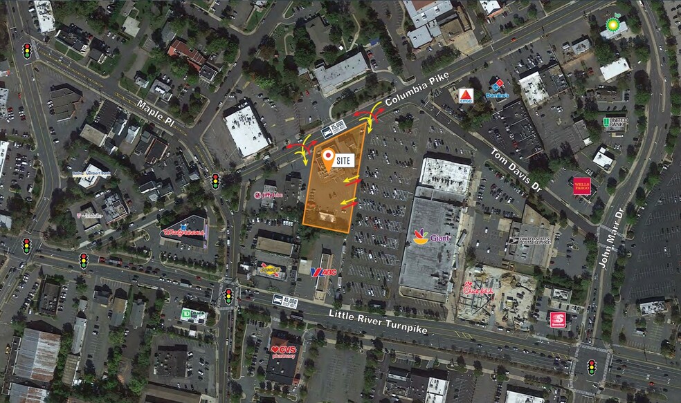 Primary Photo Of 7139-7201 Columbia Pike, Annandale Land For Lease