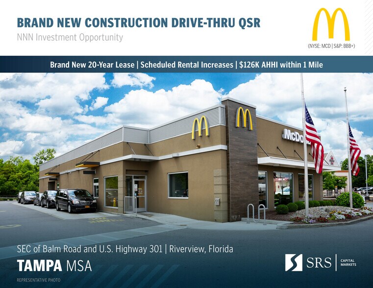 Primary Photo Of 14330 S US Highway 301, Riverview Fast Food For Sale