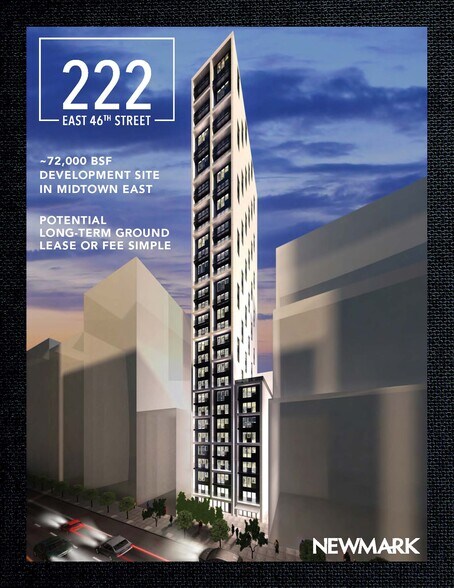 Primary Photo Of 222 E 46th St, New York Office For Sale
