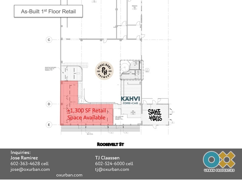 More Photos Of 214 E Roosevelt St, Phoenix Storefront Retail Office For Lease