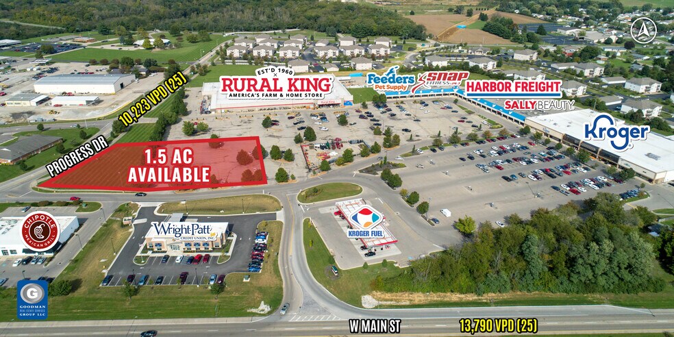 Primary Photo Of N Progress Dr @ Main St, Xenia Land For Lease
