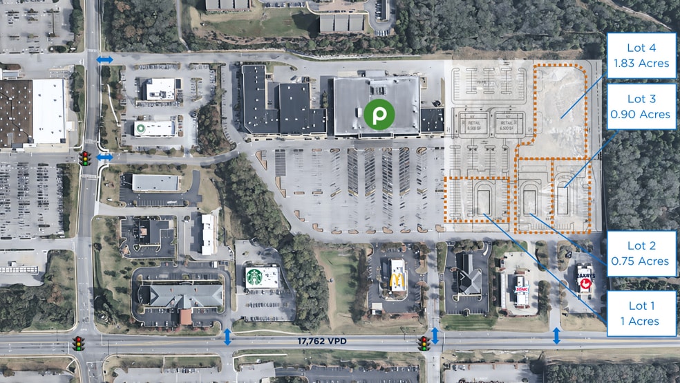 More Photos Of 631 S Mount Juliet Rd, Mount Juliet General Retail For Lease