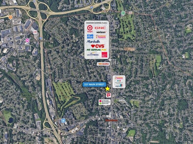 More Photos Of 221 Main St, Stoneham Storefront Retail Office For Lease