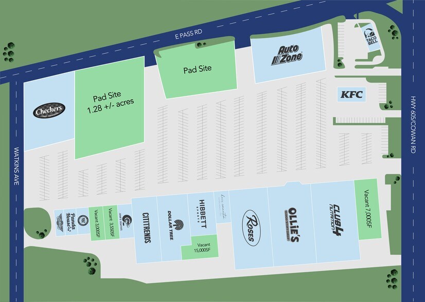 More Photos Of 1307-1355 E Pass Rd, Gulfport Unknown For Lease