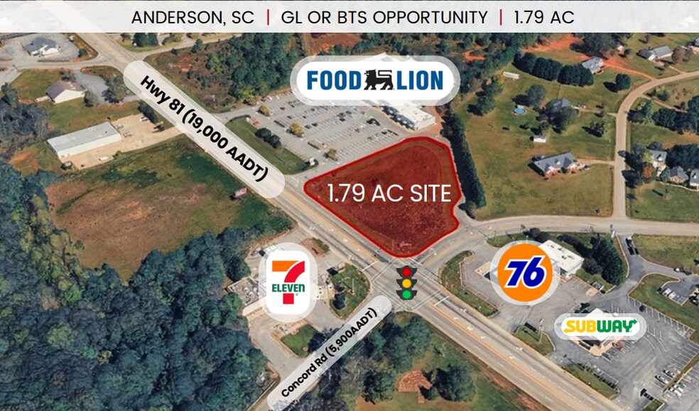 Primary Photo Of 3700 N Hwy 81, Anderson Land For Lease