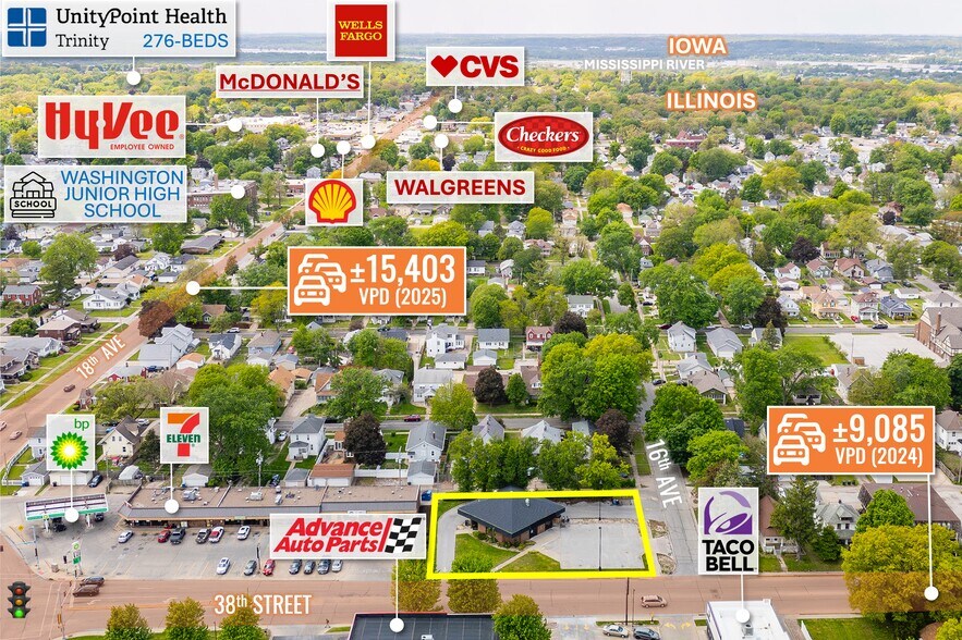 More Photos Of 1600 38th St, Rock Island Fast Food For Sale