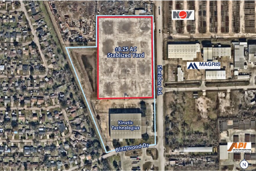 Primary Photo Of 9803 Sheldon Road, Houston Land For Lease