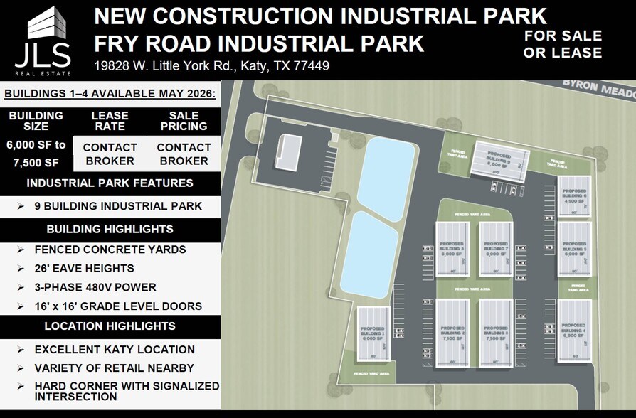 More Photos Of 19828 Little York Rd, Katy Warehouse For Sale