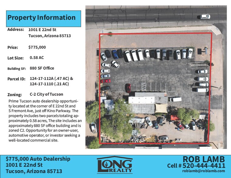 More Photos Of 1001 E 22nd St, Tucson Auto Dealership For Sale