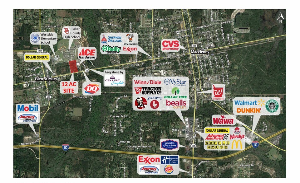 More Photos Of 0 US Highway 90, Glen Saint Mary Land For Sale