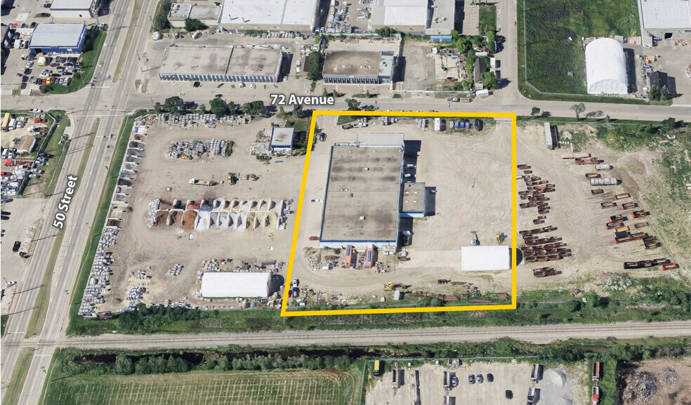 Primary Photo Of 4903 72nd Ave NW, Edmonton Manufacturing For Sale