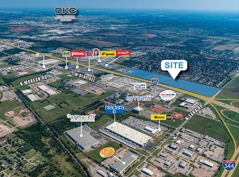 Primary Photo Of S Sara Rd & I-40, Oklahoma City Land For Sale