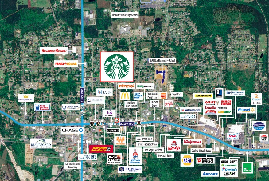 More Photos Of 417 N Pine St, Deridder Storefront For Sale