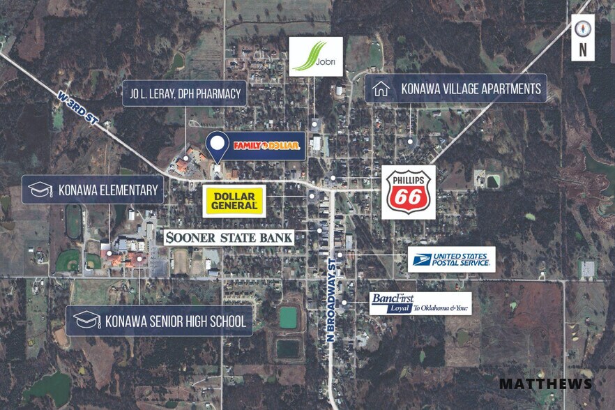 More Photos Of 503 W 3rd St, Konawa General Retail For Sale