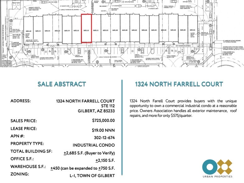 More Photos Of 1324 N Farrell Ct, Gilbert Warehouse For Sale