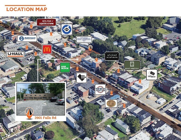 More Photos Of 3901 Falls Rd, Baltimore General Retail For Sale