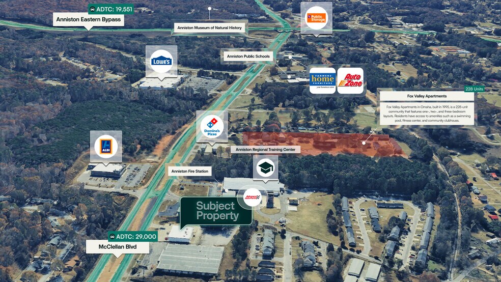 More Photos Of 5420 N Mcclellan Blvd, Anniston Freestanding For Sale