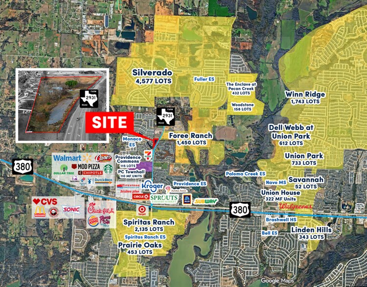 More Photos Of 1979 FM 2931, Aubrey Land For Sale