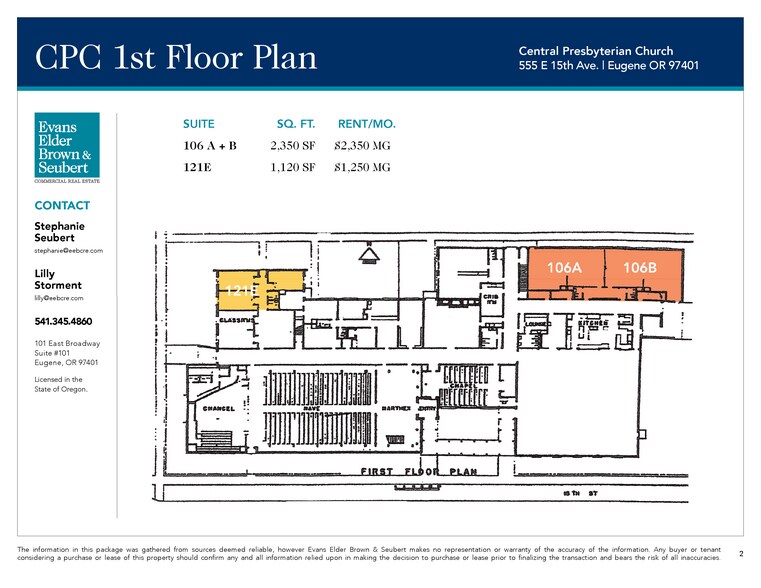 More Photos Of 555 E 15th Ave, Eugene Office For Lease