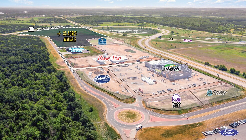 More Photos Of Highway 29 & Seymour Cray Sr Boulevard, Chippewa Falls Land For Sale