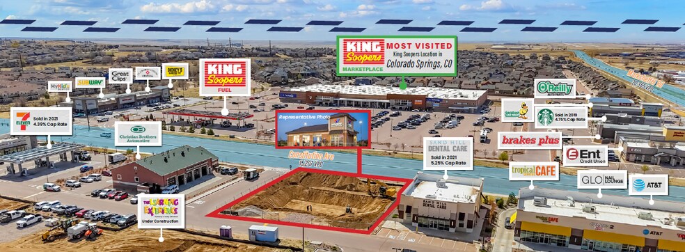 More Photos Of NEC Constitution Avenue & Marksheffel Road, Colorado Springs General Retail For Sale