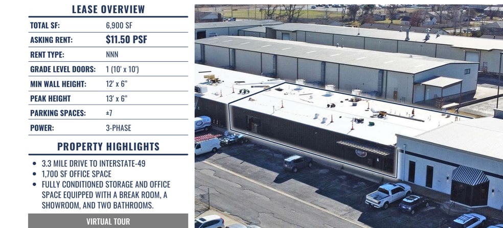 More Photos Of 555 N 13th St, Rogers Warehouse For Lease
