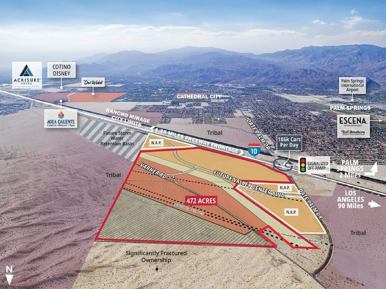 Primary Photo Of I-10 @ Date Palm Drive & Varner Rd, Cathedral City Land For Sale