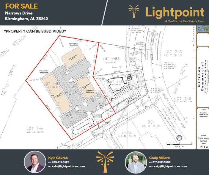 Primary Photo Of 115 Narrows Dr, Birmingham Land For Sale