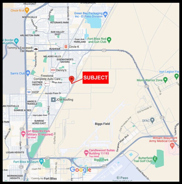 More Photos Of Railroad Drive @ Lexington Drive, El Paso Land For Sale