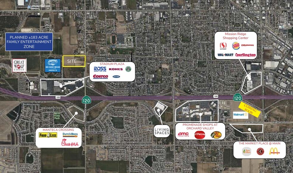 More Photos Of 1009-1069 S Airport Way, Manteca Land For Sale