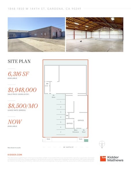 More Photos Of 1848-1850 W 144th St, Gardena Warehouse For Sale