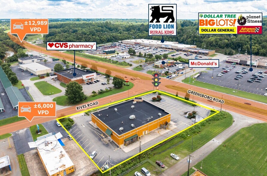 Primary Photo Of 2707 Greensboro Rd, Martinsville Drugstore For Sale