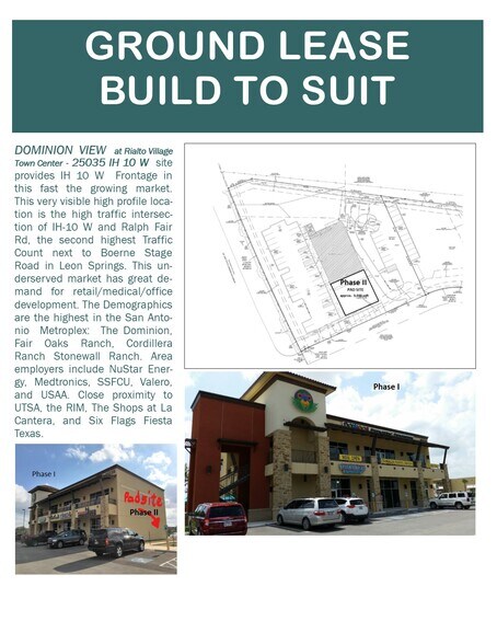 More Photos Of 25035 W IH-10, San Antonio Unknown For Lease