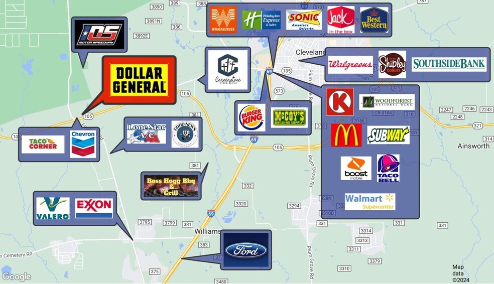 More Photos Of 25565 Hwy 105 E, Cleveland Freestanding For Sale