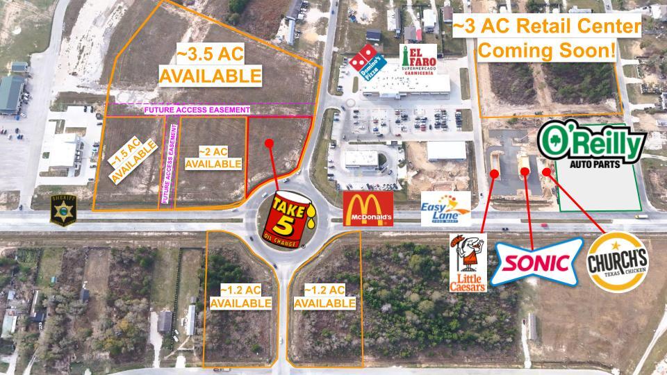 More Photos Of Commercial Corner- San Marcos & San Felipe, Cleveland Land For Sale