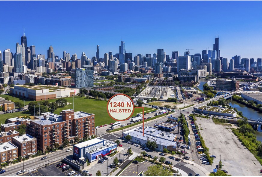 Primary Photo Of 1240 N Halsted St, Chicago Auto Repair For Lease