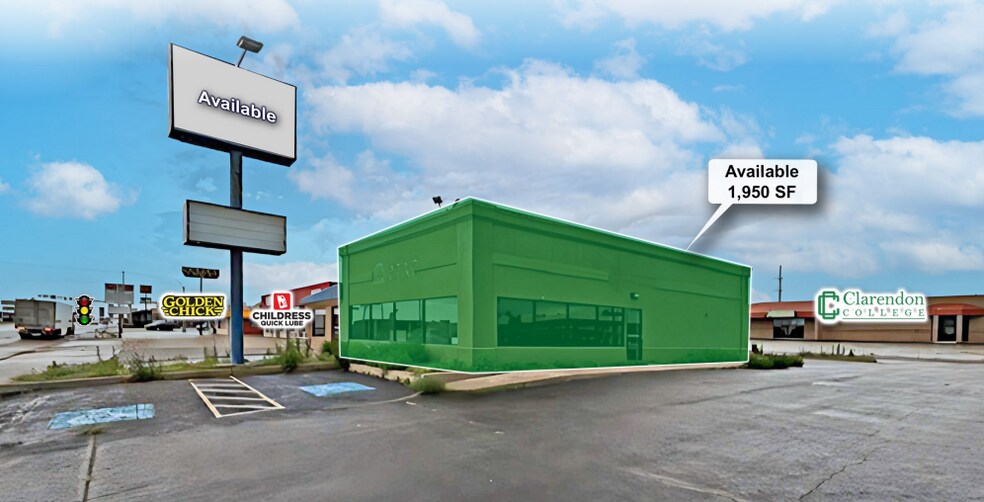 Primary Photo Of 1902 Avenue F NW, Childress Storefront For Lease