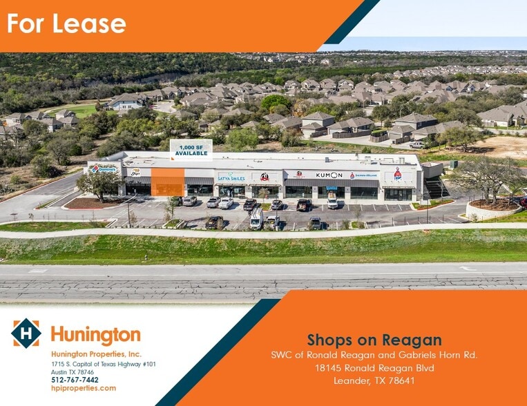 Primary Photo Of 18145 Ronald W Reagan Blvd, Leander Storefront Retail Office For Lease