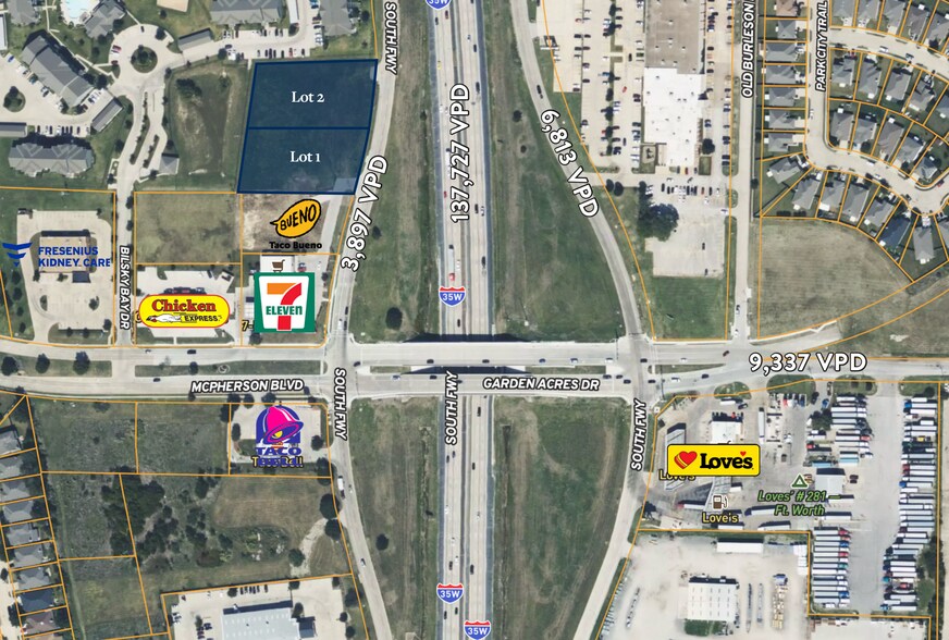Primary Photo Of 10600-10700 South Fwy, Fort Worth Land For Sale