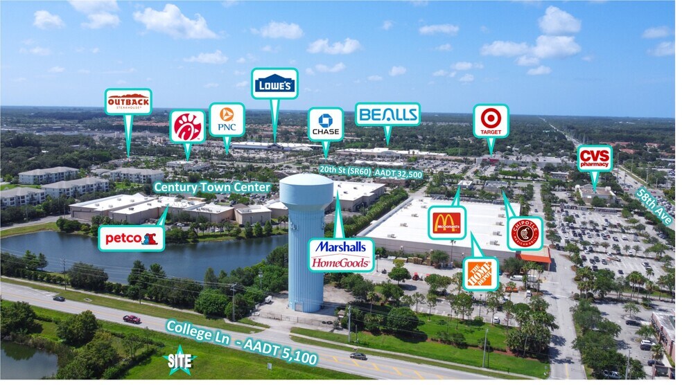 More Photos Of 5831-5885 College Ln, Vero Beach Land For Sale