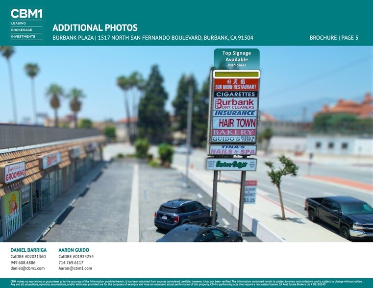 More Photos Of 1513-1527 N San Fernando Blvd, Burbank Storefront Retail Office For Lease