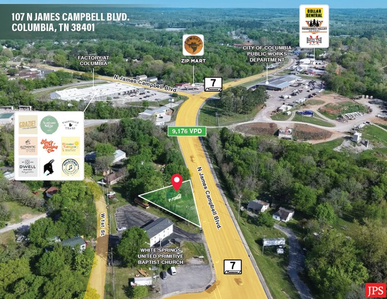 More Photos Of 107 N James M Campbell Blvd, Columbia General Retail For Sale