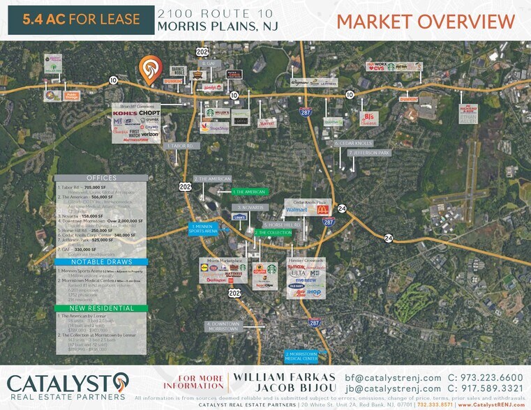 More Photos Of 2100 NJ-10, Morris Plains Land For Lease