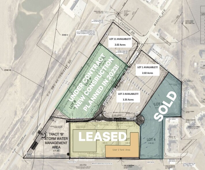 Primary Photo Of Sergent Rd @ Cyclone Drive, Waterloo Land For Sale