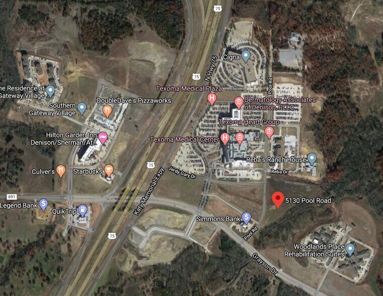 More Photos Of 5130 Pool Rd, Denison Medical For Lease